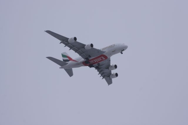 Airbus A380-800 (A6-EDE) - Emirates A380 Landing at Toronto Int.