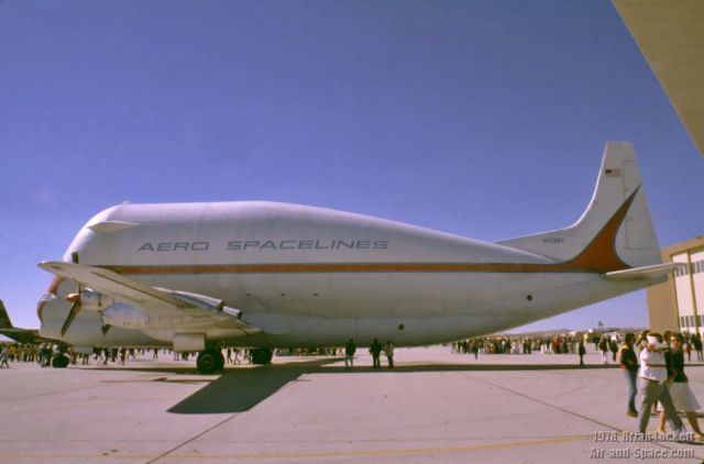 Aero Spacelines Super Guppy (N1038V) - Super Guppy N1038V at the Edwards Air Force Base open house on November 12, 1978.