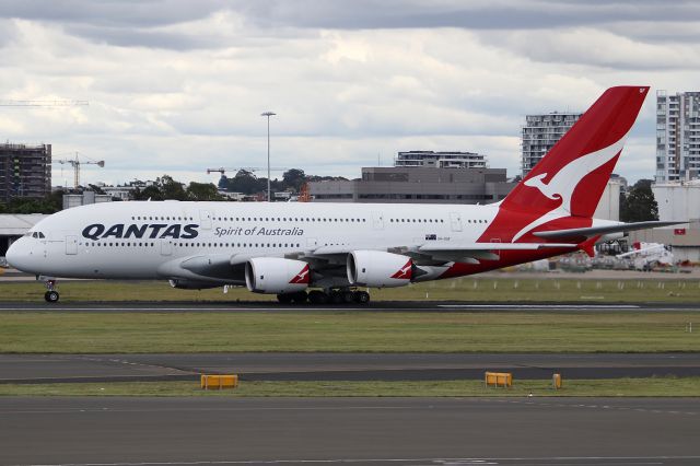 Airbus A380-800 (VH-OQF) - on 5 December 2017