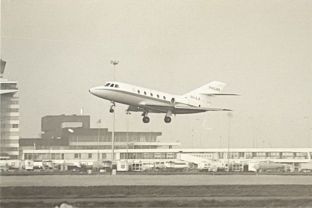 PH-ILX — - Philips, Dassault Falcon 20, Archief jr75-80