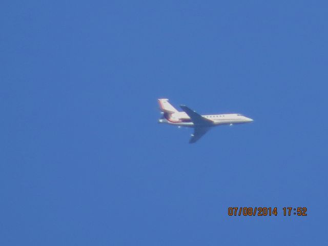 Dassault Falcon 50 (N901TF) - Just west of 78KS Baxter Springs KS heading into XNA.