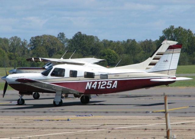 Piper Saratoga (N4125A) - Parked on the ramp at Downtown Shreveport.