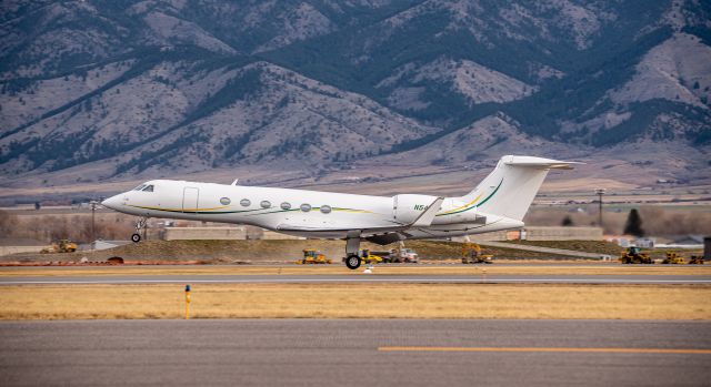 Gulfstream Aerospace Gulfstream V (N549CP) - Gulfstream GV departing KBZN