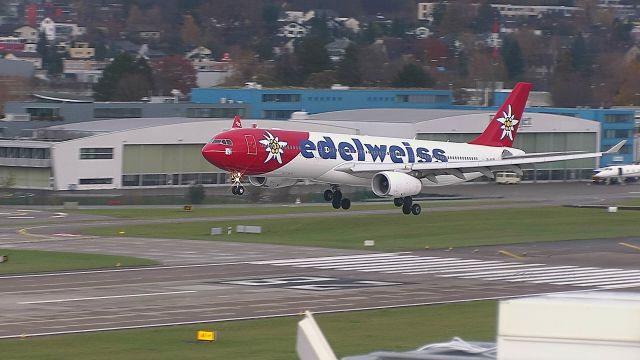 Airbus A330-300 (HB-JHQ) - Edelweiss Airbus 330 final approach R28 from Tampa