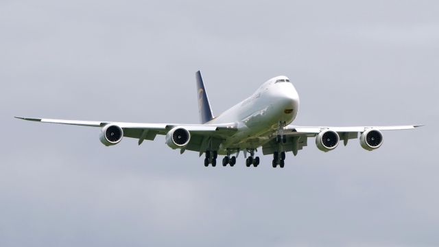 BOEING 747-8 (N616UP) - BOE681 on final to Rwy 16R to complete a B3 flight on 6.20.19. (ln 1554 / cn 64262).