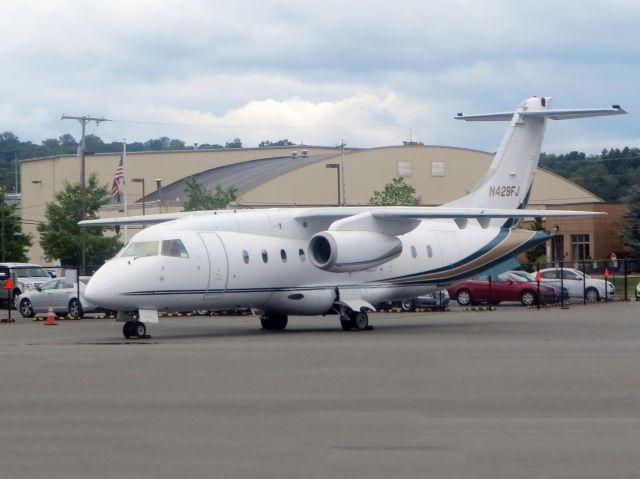 Fairchild Dornier 328JET (N429FJ) - Very modern and efficient wing design.