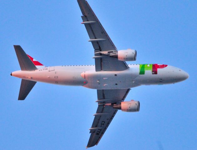 Airbus A319 (CS-TTR) - TAP-Portugal A319 at Sunrise