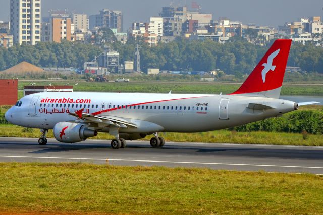 Airbus A320 (A6-ANE) - 22nd Nov., 2013