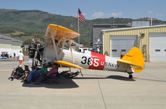 Boeing PT-17 Kaydet (N58987) - Taken 2 Sep 2017br /Steamboat Springs Wild West Air Fest