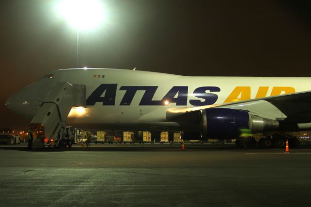 Boeing 747-400 (N409MC) - from SYD to CHC to pick up a load of cattle , then to GUM and finally JFK