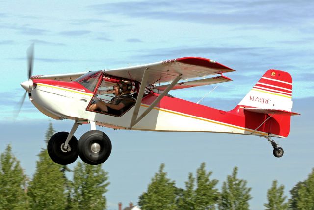 N781RE — - Kitfox departing Starks Twin Oaks Airpark 6-1-13