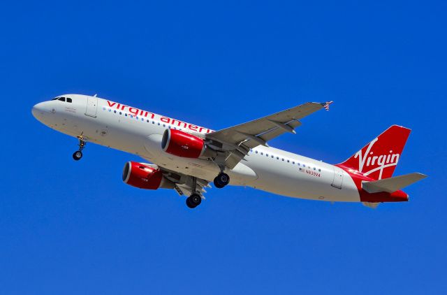 Airbus A320 (N839VA) - N839VA Virgin America Airbus A320-214 (cn 4610) "myles from connemara"br /br /McCarran International Airport (KLAS)br /Las Vegas, Nevadabr /TDelCorobr /May 2, 2013