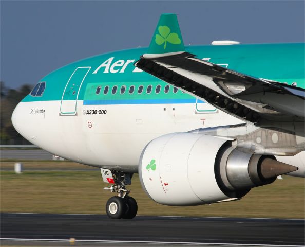 Airbus A330-300 (EI-DUO) - Departing Dublin bound for Boston, MA as the "Shamrock 137"