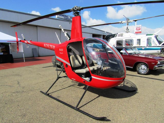 Robinson R-22 (N767ER) - Robinson R-22 on display at Fullerton Airport Day 5.13.2017