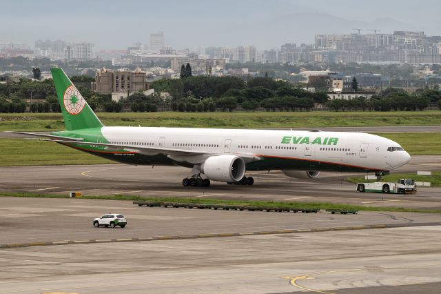 BOEING 777-300ER (B-16721) - 14th June, 2025: Aircraft being towed to the apron few hours after arrival from Houston, Texas as flight BR 051. 