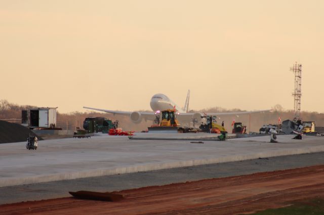 Boeing 777-200 — - Taken at the airport overlook.