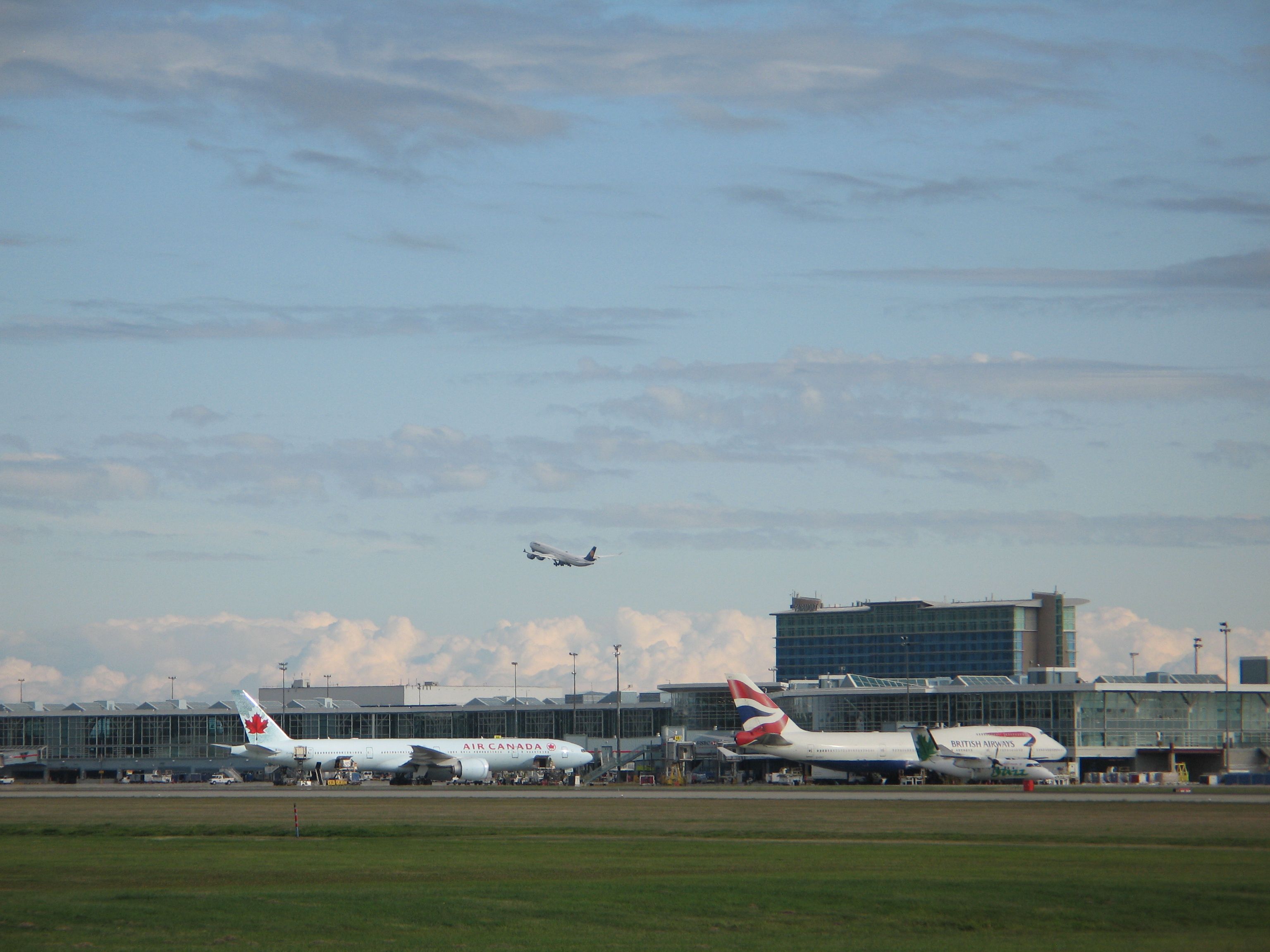 Boeing 747-400 — - All the big boys today.  A Lufthansa A-340 heading for Germany, an Air Canada 777, and a British Airways 747