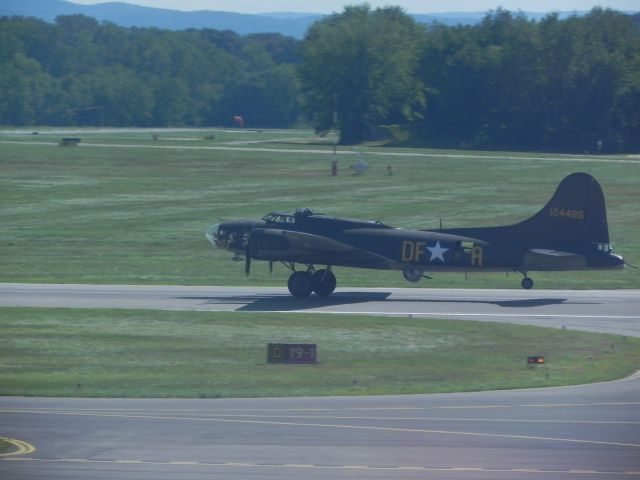 Boeing B-17 Flying Fortress (12-4485) - The World War II Era B-17 Bomber Memphis Belle stops at Albany International Airport for a visit.