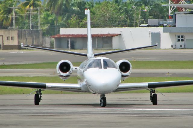 Cessna Citation V (N515RW) - Ready for T.O. RWY 04.MHLM