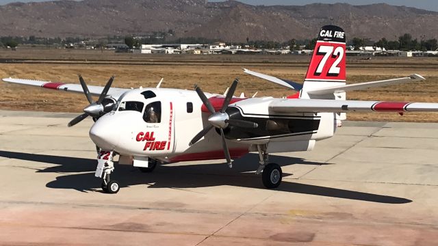 MARSH Turbo Tracker (N435DF) - Cal Fire Tanker 72 Loading for a fire