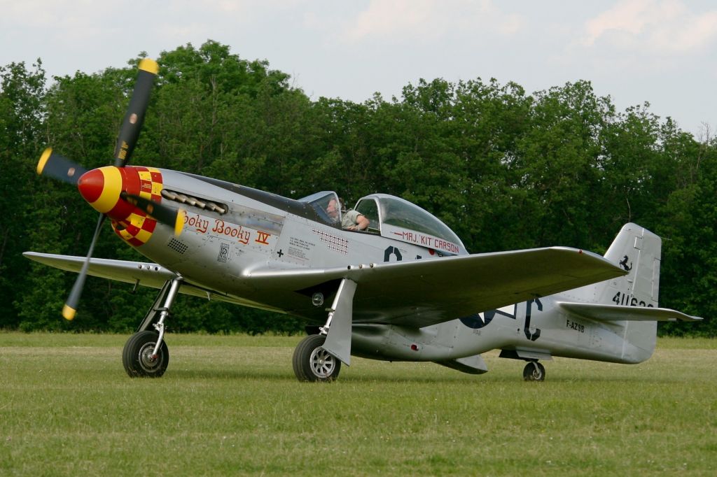 F-AZSB — - North American P-51D Mustang, La Ferté-Alais Airfield (LFFQ) Air Show (Le Temps Des Hélices) in may 2012