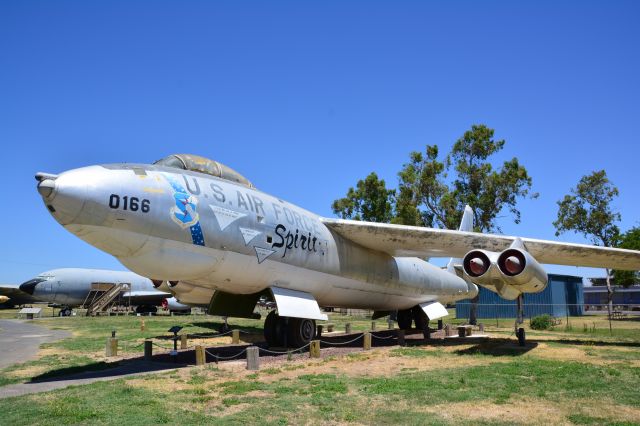 0166 — - B47 display at Castle AFB CA