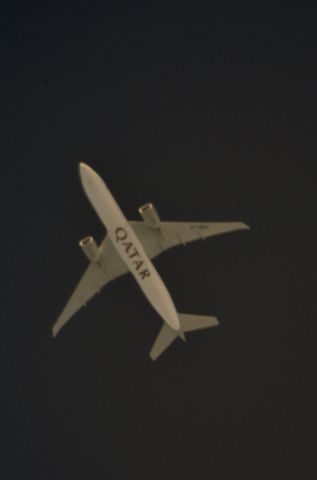 Boeing 777-200 — - Qatar 713 Doha to Houston over Cleveland 36,000 ft.