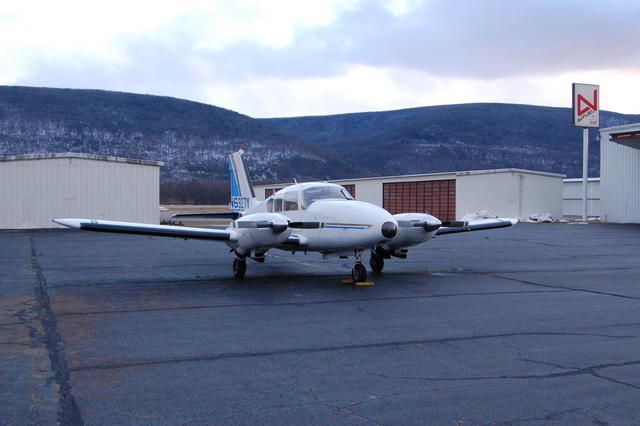 Piper Aztec (N6927Y) - Aztec N6927Y parked at Williamsport.