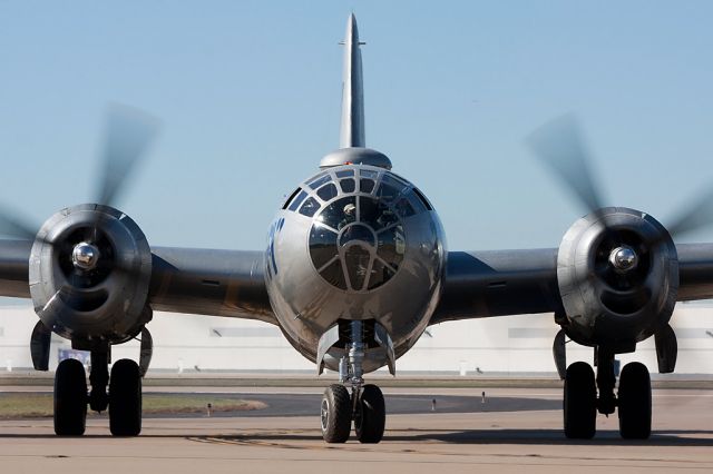 Boeing B-29 Superfortress (N529B) - FIFI arrives to the Fort Worth Alliance Airshow