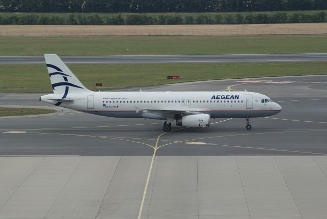 Airbus A320 (SX-DWV) - Aegean Airlines A320-232 cn3785 23 juni 2018 Taxieen to gate