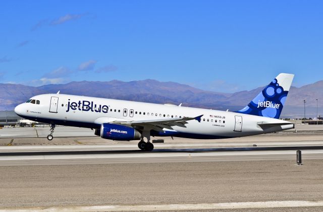 Airbus A320 (N656JB) - N656JB JetBlue Airways   2007 Airbus A320-232 C/N 3091 "California Blue" - Las Vegas - McCarran International (LAS / KLAS)br /USA - Nevada, February 27, 2014br /Photo: Tomás Del Coro