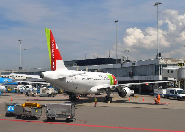 Airbus A319 (CS-TTO) - TAP Airbus A319-111 CS-TTO in Amsterdam