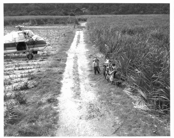 — — - For the helicopter history fans this is a Sikorski S-56 during construction works in a remote site of Puerto Rico during the early 60s. It was the second generation of helicopter using by Puerto Rico Electric Power Authority for the island power grid construction