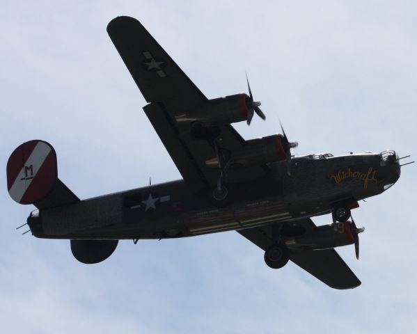 Consolidated B-24 Liberator — - B-24 Fly over at Chester County Airport 8-29-11