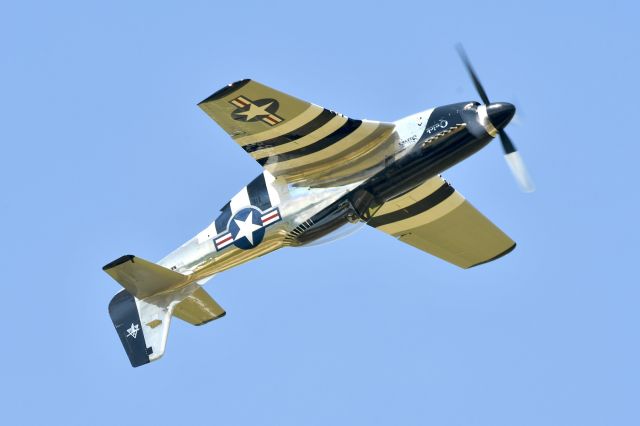 NL51HV — - P-51D Mustang "Quick Silver" at Battle Creek Air Show 2018.