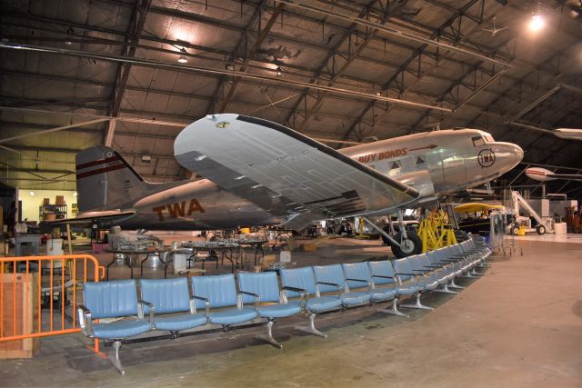 Douglas DC-3 (NC1945) - Seen at Charles B. Wheeler Downtown Airport, Kansas City, Missouri