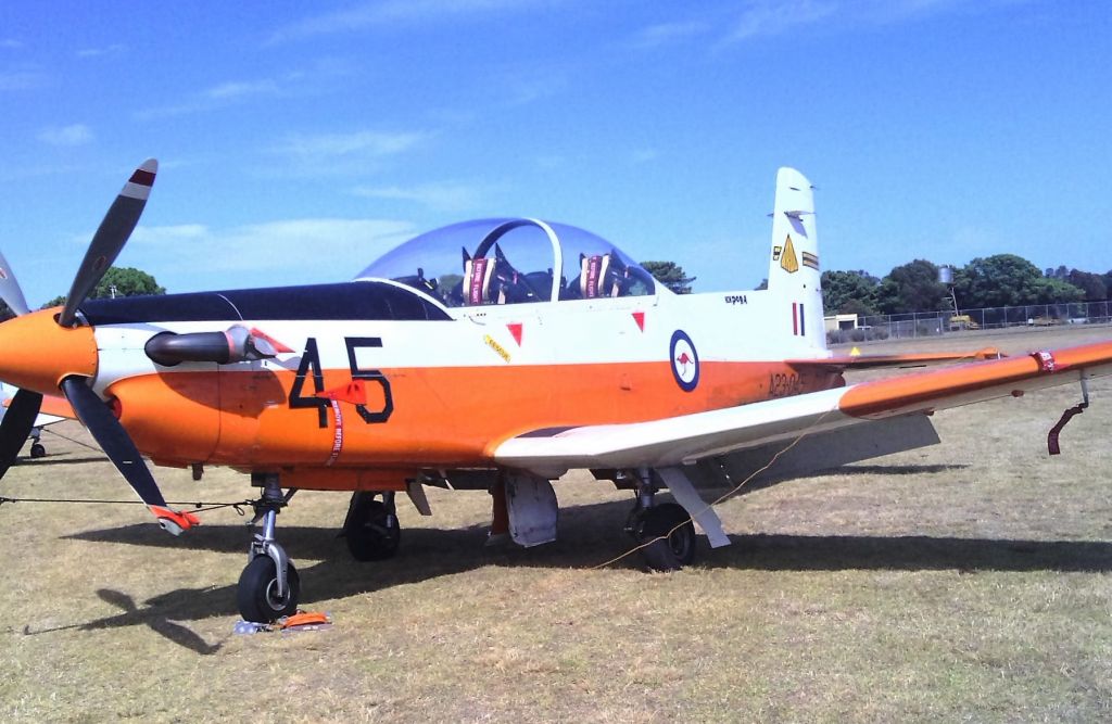 HAWKER DE HAVILLAND PC-9 (A23045) - RAAF PC9 from ARDU at Flinders Island, 2013