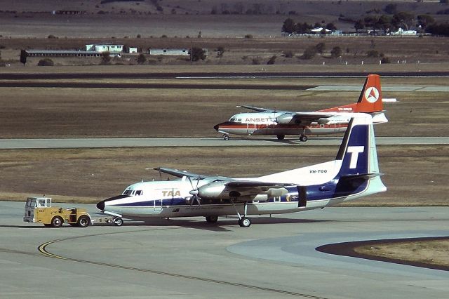 Cessna Skyhawk (VH-TQO) - TRANS AUSTRALIA AIRLINES (TAA) - FOKKER F-27-600 FRIENDSHIP - REG : VH-TQO (CN 10386) - TULLAMARINE MELBOURNE VIC. AUSTRALIA - YMML (5/4/1980) 35MM SLIDE SCANNED AT 6400 DPI.