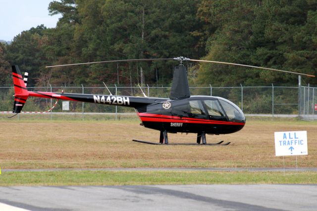 Robinson R-44 (N442BH) - State Patrol Sheriff's helicopter at the Wings Over North Georgia 2020 airshow/tailgate party. Taken on 10/24/2020.