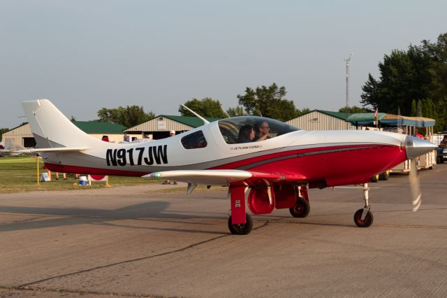 Lancair Legacy 2000 (N917JW) - A Lancair Legacy 2000 taxis by at EAA Airventure 2019.