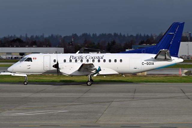 SCHEIBE SF-36 (C-GOIA) - A little bite of Westjet green still not painted over.