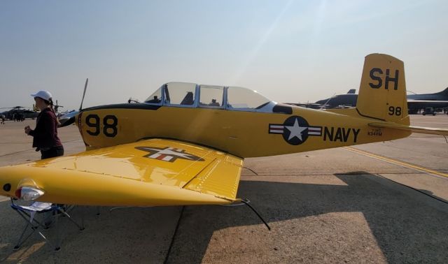 N34VM — - 1954 T-34A Mentor on display at Andrews Air & Space Expo 2022