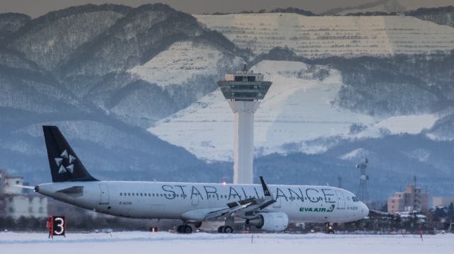 Airbus A320 (B-16206) - Eva Airways / Airbus A321-211br /Jan.17.2016 Hakodate Airport [HKD/RJCH] JAPAN