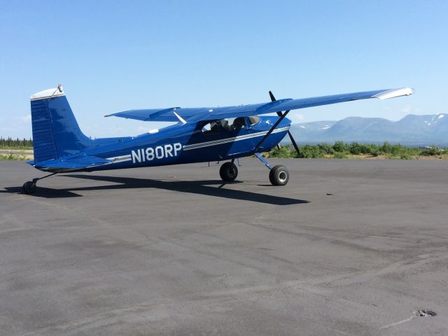 Cessna Skywagon 180 (N180RP) - On the ramp at Iliamna Airport, Alaska