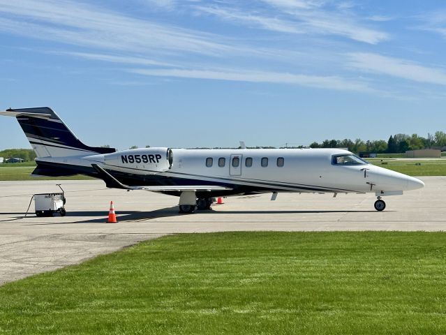 Learjet 45 (N959RP) -  North side of KUES looking south. 