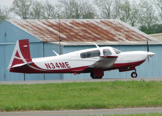 Mooney M-20 (N34ME) - At Downtown Shreveport. 