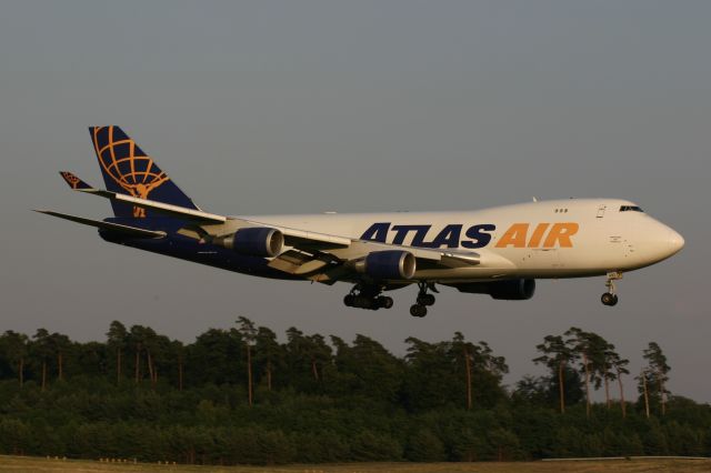 Boeing 747-400 (N493MC) - July 14, 2005 - evening arrival at Luxembourg 