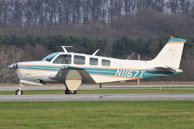 Beechcraft Bonanza (36) (N1157T) - Seen at KFDK on 11/29/2009.      a href=http://discussions.flightaware.com/profile.php?mode=viewprofile&u=269247  [ concord977 profile ]/a