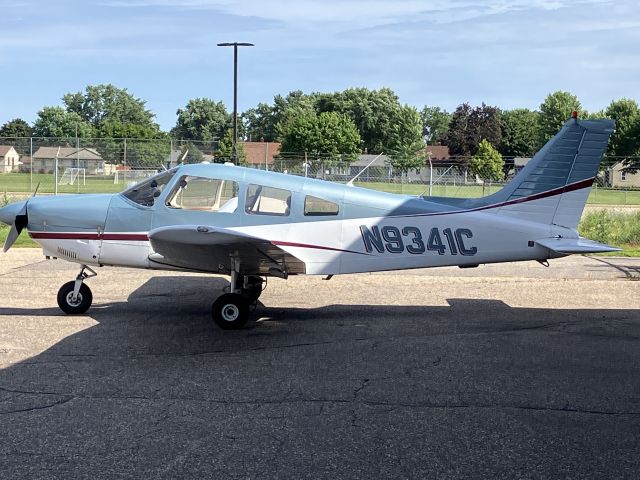 Piper Cherokee (N9341C) - On AirTrek North ramp at KSGS.