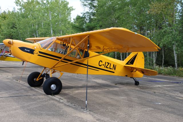 C-IZLN — - C-IZLN Piper Zlin Savage Classic Cub RVA à CSQ4 Aéroport de Casey QC. le 02-09-2023 à 11:27